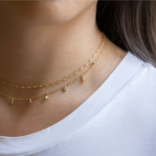 Load image into Gallery viewer, Diamond Cut Lace Chain Choker