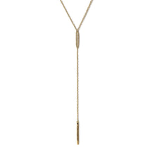 Load image into Gallery viewer, Deux Choker and Bar Lariat Duo