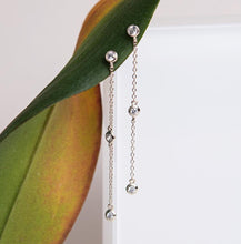 Load image into Gallery viewer, Dainty Crystal Drop Earrings