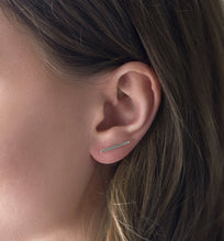 Load image into Gallery viewer, Bar Ear Climber Earrings