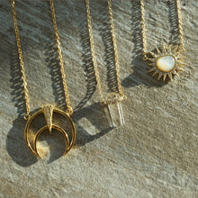 Load image into Gallery viewer, Crescent Pendant Necklace