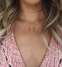 Load image into Gallery viewer, Crescent Pendant Necklace