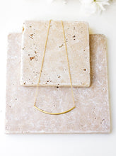 Load image into Gallery viewer, Curved Bar Necklace
