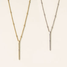 Load image into Gallery viewer, Bar Bead Chain Necklace