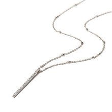 Load image into Gallery viewer, Bar Bead Chain Necklace