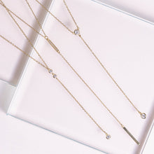 Load image into Gallery viewer, Ella Duo Lariat Necklace