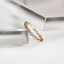 Load image into Gallery viewer, Marquise Crystal Eternity Ring