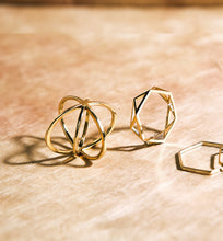 Load image into Gallery viewer, Geometric Eternity Ring