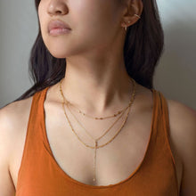 Load image into Gallery viewer, Duet Crystal Lariat Necklace
