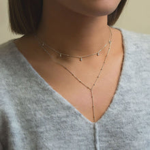 Load image into Gallery viewer, Bead Chain Lariat Necklace

