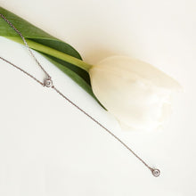Load image into Gallery viewer, Crystal Lariat Necklace
