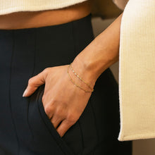 Load image into Gallery viewer, Double Layered Chain Bracelet
