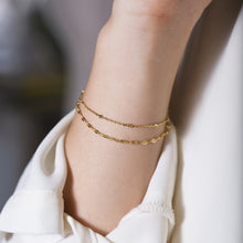 Load image into Gallery viewer, Double Layered Chain Bracelet
