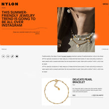 Load image into Gallery viewer, Delicate Pearl Bracelet
