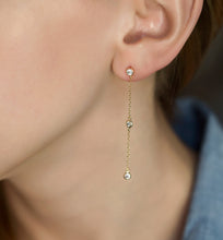 Load image into Gallery viewer, Dainty Crystal Drop Earrings
