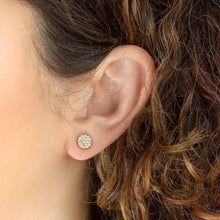 Load image into Gallery viewer, Lola Petite Pavé Stud Earrings
