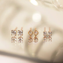 Load image into Gallery viewer, Dakota Tiny Crystal Studs
