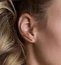 Load image into Gallery viewer, Bar Ear Climber Earrings
