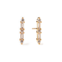 Load image into Gallery viewer, Baguette Bar Studs
