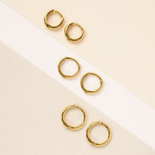 Load image into Gallery viewer, Huggie Hoop Earrings
