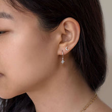 Load image into Gallery viewer, Crescent Moon Pave Studs
