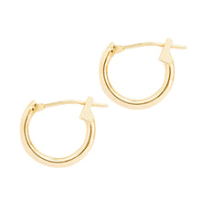 Load image into Gallery viewer, Huggie Hoop Earrings 14K
