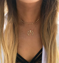 Load image into Gallery viewer, Crescent Pendant Necklace
