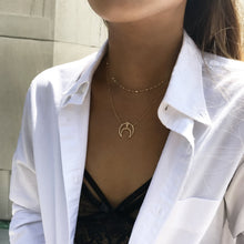 Load image into Gallery viewer, Crescent Pendant Necklace
