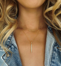 Load image into Gallery viewer, Celine Curb Chain Beaded Choker
