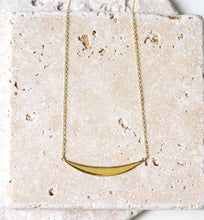 Load image into Gallery viewer, Crescent Bar Necklace
