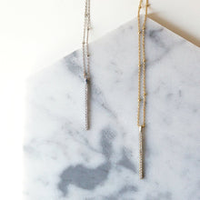 Load image into Gallery viewer, Bar Bead Chain Necklace
