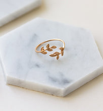 Load image into Gallery viewer, Athena Leaf Wrap Ring
